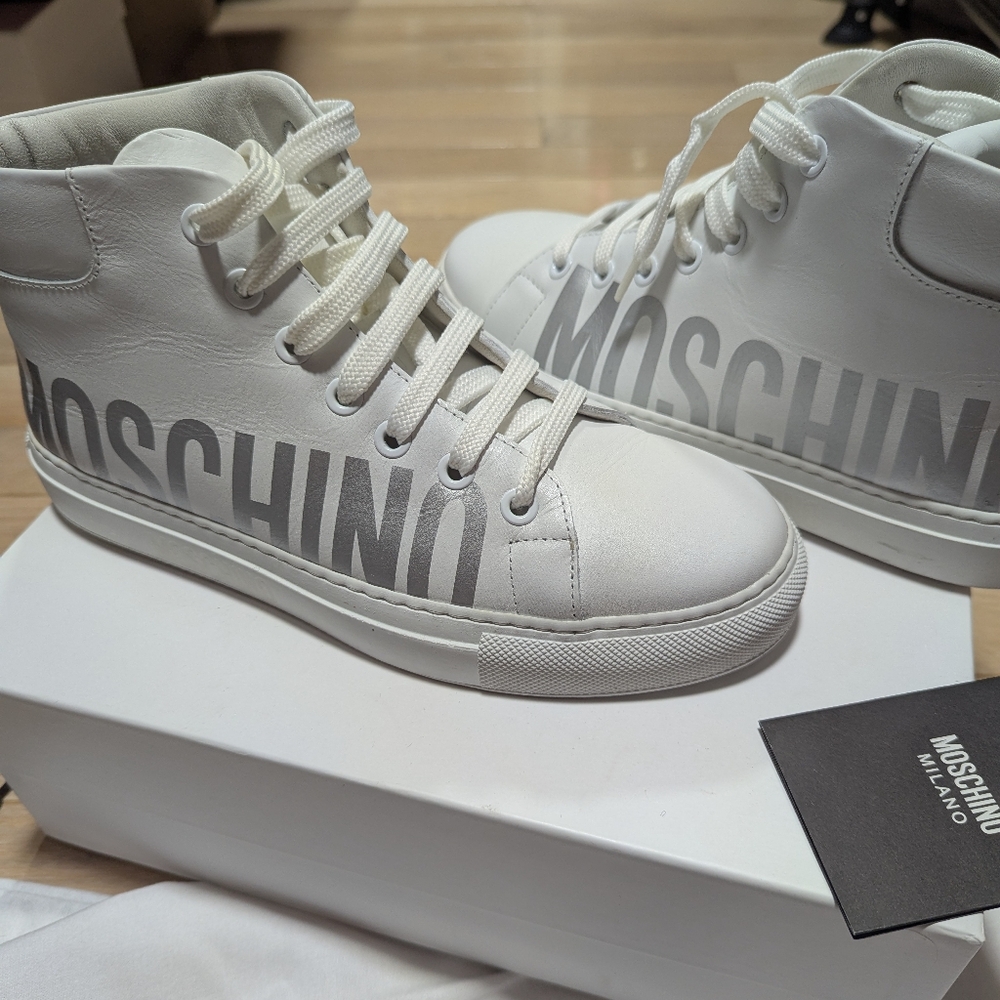 Moschino Couture Milano women high tops.
